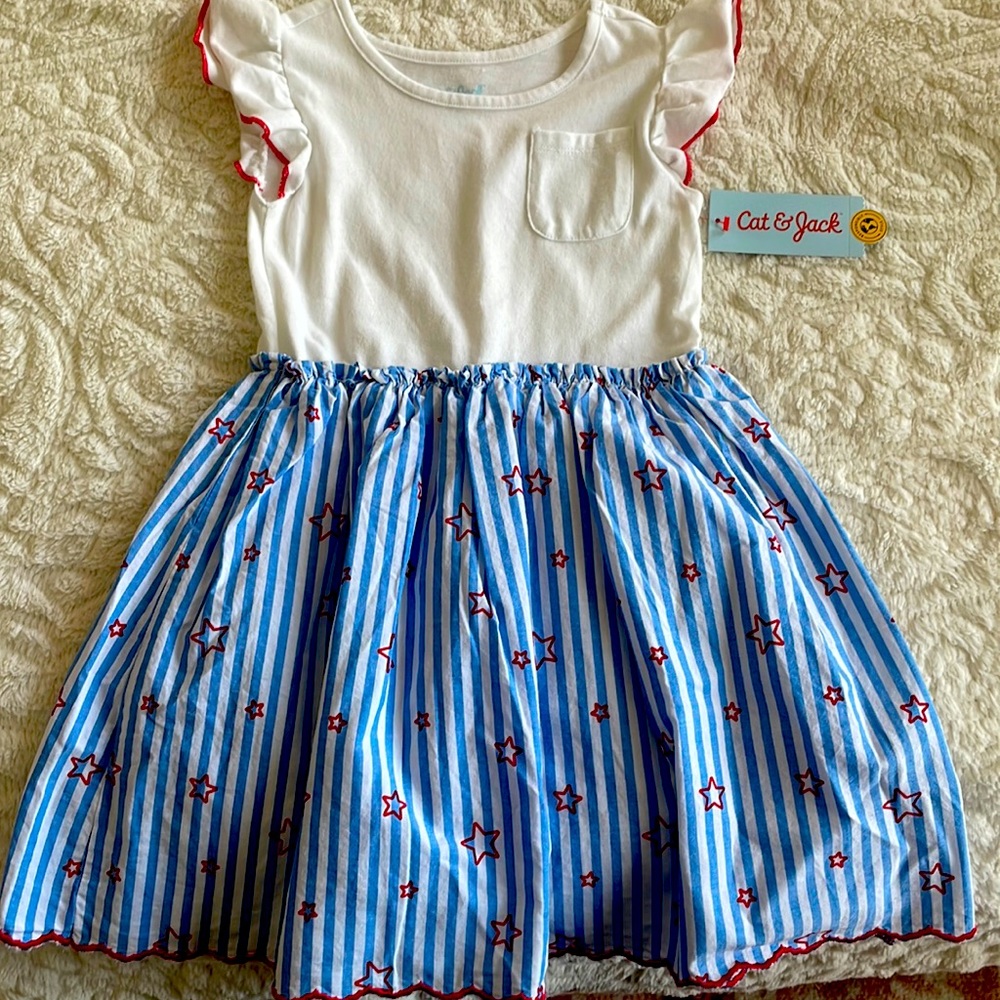 Cat & Jack - Stars and Stripes one piece.